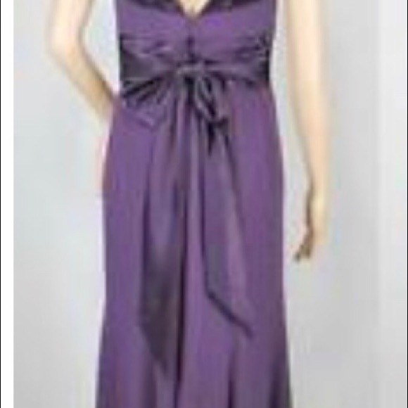 David’s bridal sateen dress Gorgeous! Wedding Prom - Picture 4 of 4